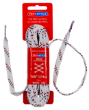 Tex-Style Schnürsenkel, ROT Performance Slim Wax