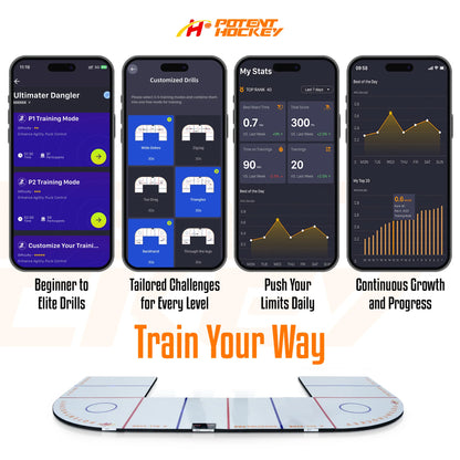 Klubbtechnik Digital 270 Ultimate Dangler – Interaktives Puckkontrolltraining