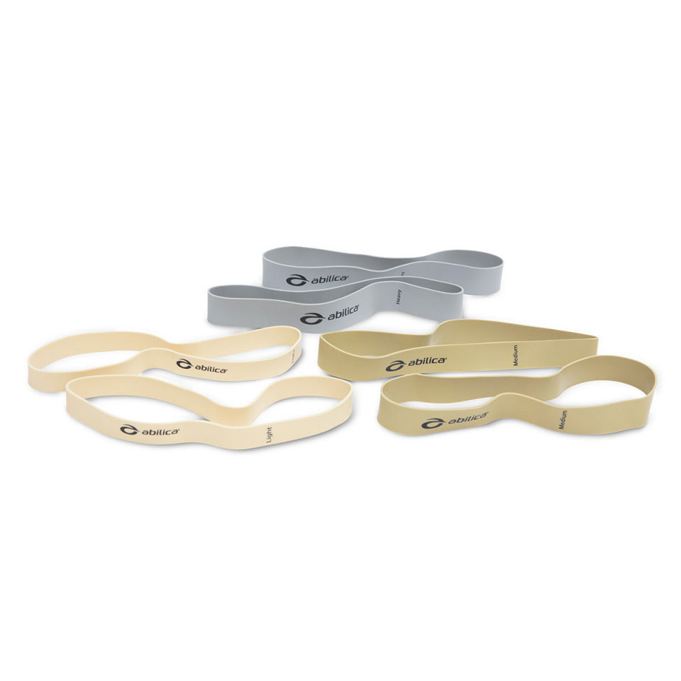 Abilica Miniband RubberBands – Trainingsbänder aus Naturkautschuk (2er-Pack)