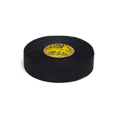 Comp-o-stik Stoffband Hockey – Weiß / Schwarz, Schmal / Breit
