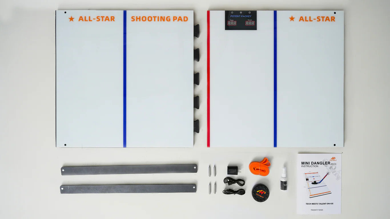 Schussplatte Digital Hockey Mini – Interaktives Training für Puckkontrolle und Timing