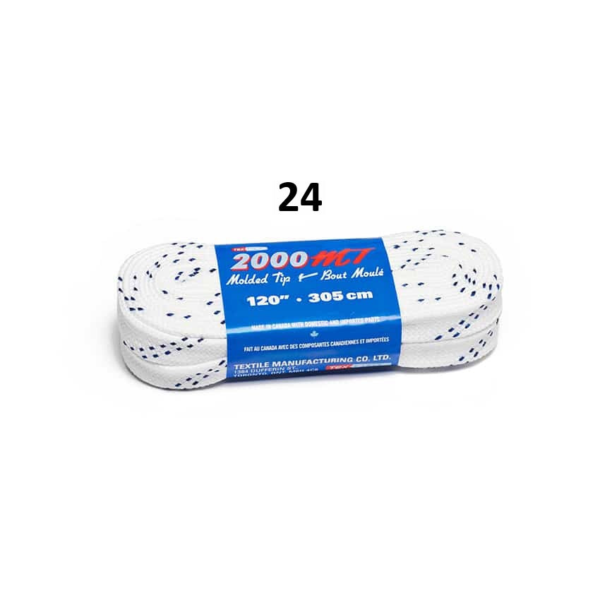 Baumwoll-Schlittschuhsenkel – Verschiedene Längen - Karton